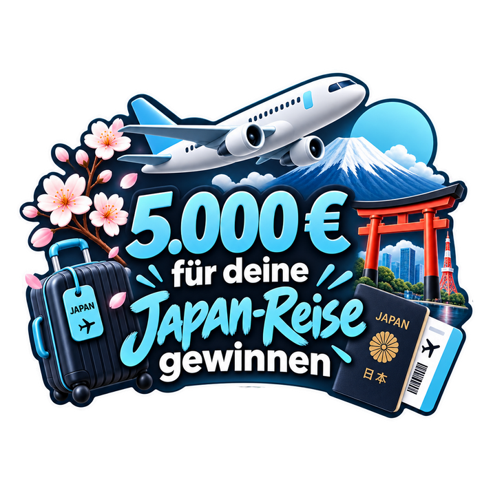 Gewinne 5.000 € für deine Reise nach Japan