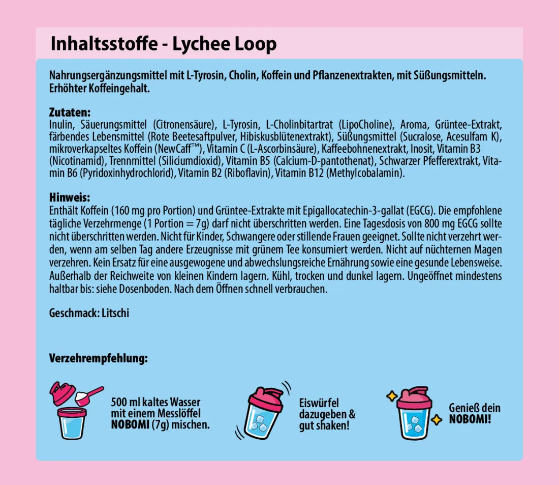 Lychee Loop Inhaltsstoffe